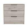 NicBex 3 Single Drawers Dresser,Minimalist Dressers with Wooden Wide top,Chest of Dressers for Bedroom,Living Room ,Entryway,Hallway,Multicolor - 3 of 4