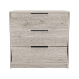 NicBex 3 Drawers Dresser for Bedroom,Modern Style Wooden Drawers with Black Handle,Dressers for Kids Room,Living Room,Entry and Hallway - 1 of 4