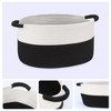 REGALWOVEN 2 Pack Woven Handles Shelf Closet Storage Basket - 3 of 4