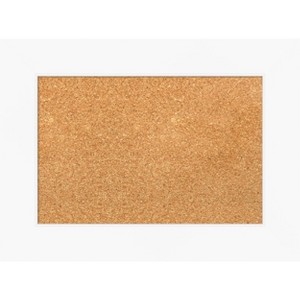 Amanti Art Cabinet White Framed Corkboard, Natural Cork - 1 of 4