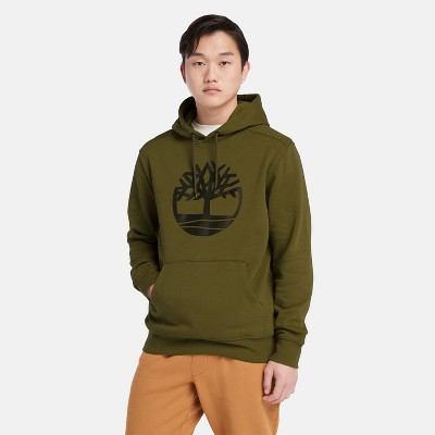 Timberland Tree Logo Hoodie, Dark Olive/black, Small : Target