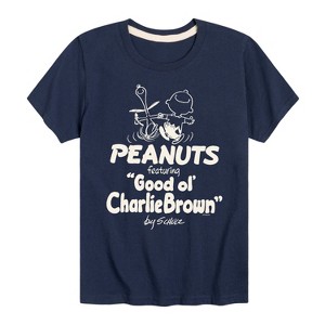 Boys' - Peanuts - Good ol' Charlie Brown Short Sleeve Graphic T-Shirt - 1 of 4