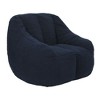 NicBex Teddy Fabric Fluffy Bean Bag Chair with Memory Foam,Tufted Lazy Sofa Chair for Adults,Modern Lounge Chair for Living Room - 2 of 4