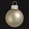 Northlight Matte Finish Glass Christmas Ball Ornament - 7" (180mm) - Pewter Gray - 2 of 4