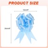 Unique Bargains Christmas Wedding Car Basket Gift Wrapping Large Pull Bow 10 Pcs - 2 of 4
