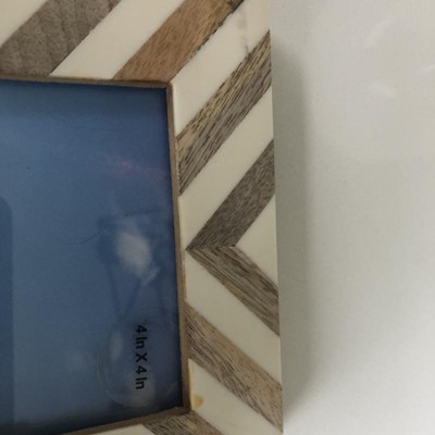 4 x 4 Resin and Wood Photo Frame - Opalhouse™