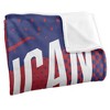 American University Fan Zone Silky Touch Super Soft Throw Blanket 50x60 - 3 of 4