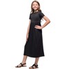 Girls Short Sleeve Pleated Midi Dress - 24sevenKid™ - 2 of 4