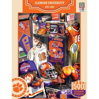 MasterPieces 500 Piece Puzzle - Clemson Tigers Locker Room - 15"x21"