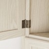 Gulches 4-Tier 72" Corner Storage Cabinet with 8 Doors, Tall Farmhouse Cabinet for Bathroom, White MDF Spacious Shelves Organizer - 4 of 4