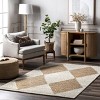 Nuloom Linnie Diamond 5x8 Jute Indoor Area Rug for Dining Room Rug Neutral Rug Living Room Rug Kitchen, Ivory/Natural - 2 of 4