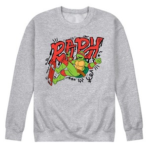 Men's - Teenage Mutant Ninja Turtles - Raph Graphic Fleece Sweatshirt - 1 of 4
