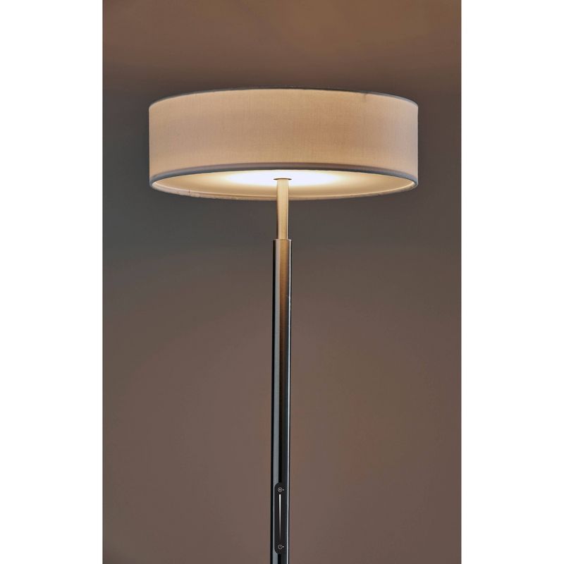 Cosmo Torchiere (Includes LED Light Bulb) Silver - Adesso, 5 of 8