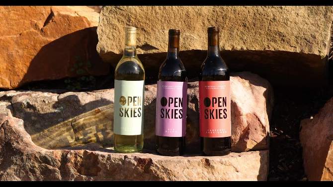Open Skies Sauvignon Blanc - 750ml Bottle, 2 of 7, play video