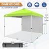 EAGLE PEAK Pop Up Canopy Tent with 1 Sidewall, Easy Setup Event Tent - 2 of 4