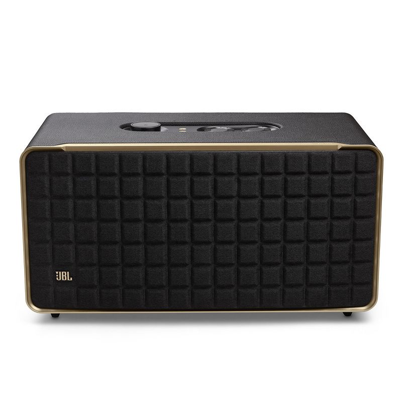 JBL Authentics 500 Wireless Bluetooth Speaker with Dolby Atmos Music (Black/Gold), 1 of 13