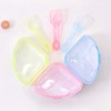Hamster bathroom toys, five-star entrance transparent bathtub, golden bear red five-star bathroom sand shovel sand bathroom - 3 of 4