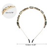 Unique Bargains Women's Fashion Vintage Thin Rhinestone Metal Knotted Headbands 1 Pc - 4 of 4