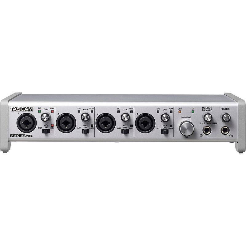 TASCAM SERIES 208i 20-In/8-Out USB Audio/MIDI Interface, 1 of 6