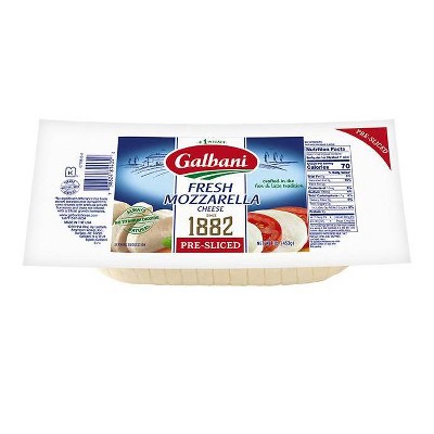 Galbani Fresh Sliced Mozzarella Cheese - 1lb
