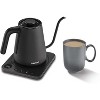 Cuisinart GK-1FR Precision Gooseneck Spout Designed Holds 1-Liter Digital Goose Neck Kettle, Stainless Steel, Black - Certified Refurbished - 3 of 4