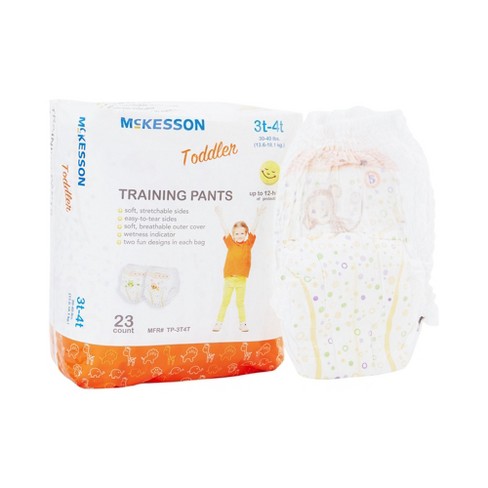 Mckesson Toddler Training Pants, Heavy Absorbency - 3t To 4t, 30 To 40 Lbs,  23 Count : Target