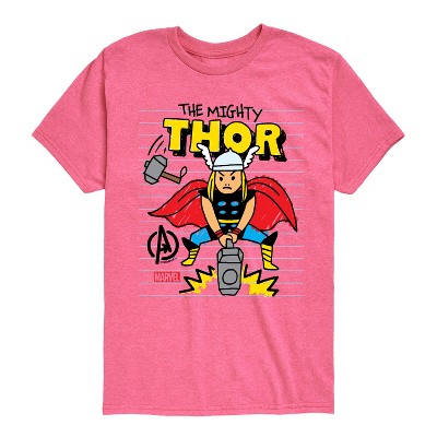 Boys' - Marvel - Thor Doodle Short Sleeve Graphic T-Shirt