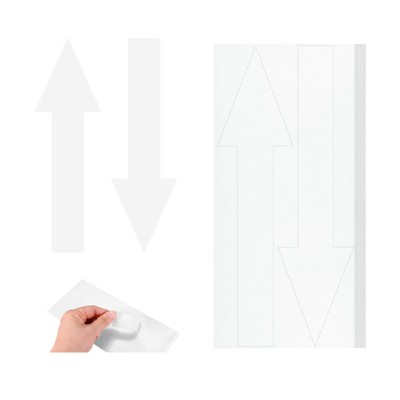 Unique Bargains PVC Self Adhesive Arrow Sticker 20 Pcs