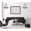 AF Lighting Beloved Mini Chandelier, 5-60W Candle Bulbs, 19HX22W, Hardwire Option - 2 of 3