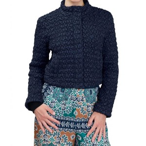 Women's QUILTING PUFFED JACKET - current air - 1 of 4