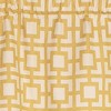RLF Home Gigi Tailored Window Treatment Premium Quality Valance Saffron 3" Rod Pocket 50" x 14" Yellow - 3 of 3