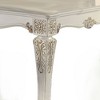 54" Vendome Dining Chair Antique Pearl Finish - Acme Furniture: Elegant Leather Upholstery, Wood Frame - 3 of 4