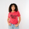 Simply Sage Market Women's Baseball Vibes Cursive Short Sleeve Graphic Tee - 2 of 4