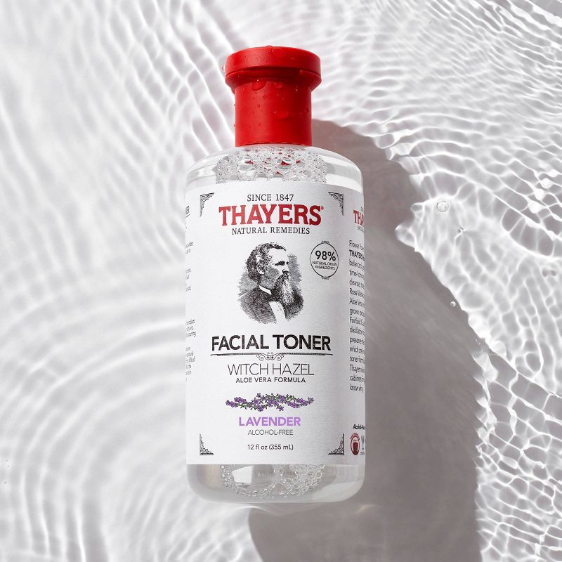 Thayers Natural Remedies Witch Hazel Alcohol Free Lavender Facial Toner - 12 fl oz, 5 of 16