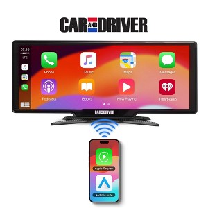 Car and Driver Intellidash Pro X10 Wireless Carplay, New, 10" Touch Screen Display - 1 of 4