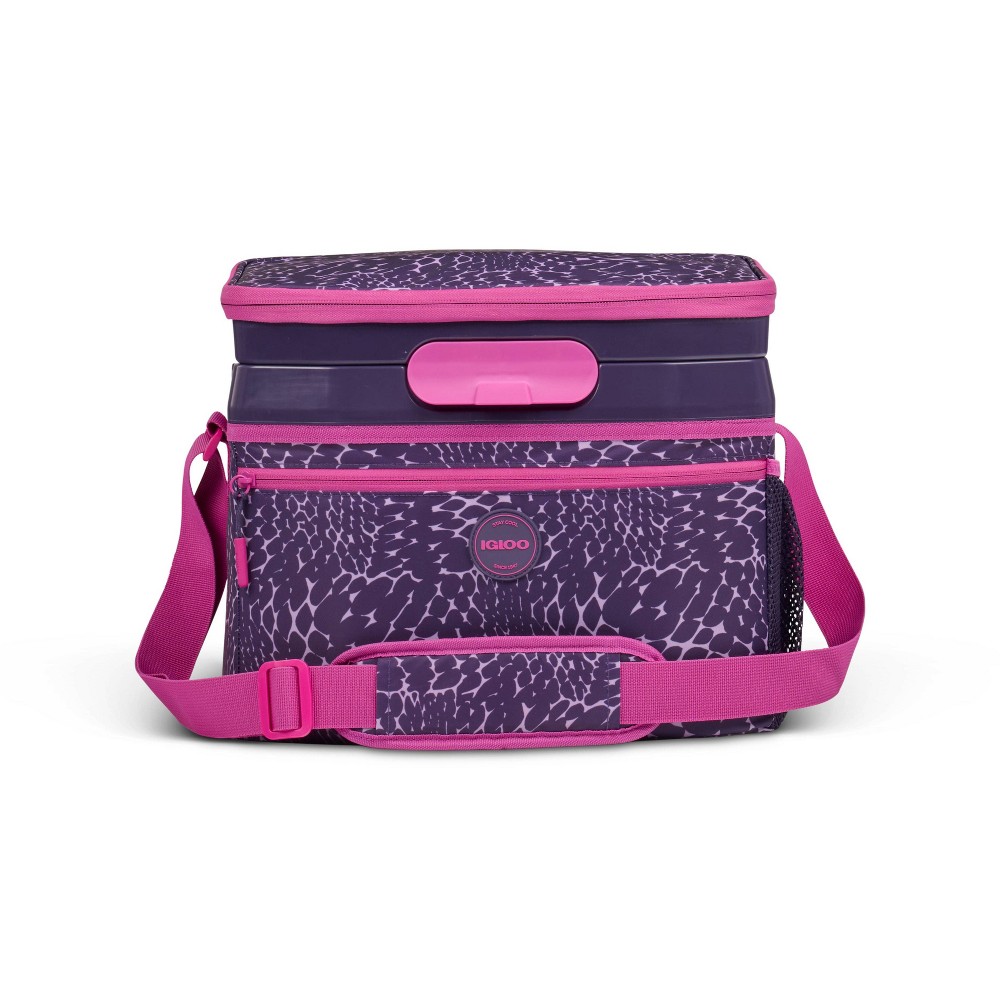 Igloo Sport Cool Fusion 18 Can Hard Lined QuickLatch Cooler - Mystic Purple