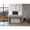 NicBex 47.3 Inch Computer Home Office Desk with 2 Drawers for Bedroom,Study Room,Office,Gray - 2 of 4