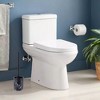 Evideco French Home Goods Black Marble Toilet Brush and Holder Set - 2 of 4