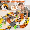 Skirfy 275 PCS Dinosaur World Race Track Toys, Flexible Dinosaur Train Tracks Playset with 2 Dinosaur Cars and 8 Dinosaur Figures - 2 of 4