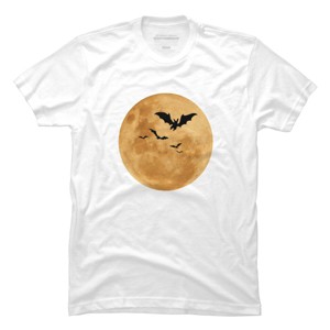 Men's Design By Humans Halloween - Moon By MonkeyStore T-Shirt - 1 of 4
