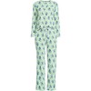 Lands' End Women's Petite Knit 2 Piece Pajama Set - Long Sleeve Top and Pants - 3 of 4