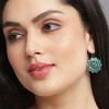 SOHI Women Green Drop Earrings - 3 of 3