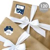 Big Dot of Happiness Blast Off to Outer Space Assorted Baby Shower or Birthday Party Gift Tag Labels To and From Stickers 12 Sheets 120 Stickers - 2 of 4