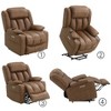 NicBex Recliner Chair Manual Recliner with 2 Cup Holders Lounge Chair Sofa Chair for Living Room, Reading Room, Bedroom - 2 of 4