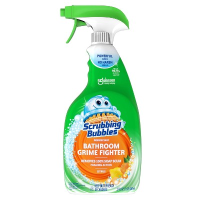 Scrubbing Bubbles Bathroom Grime Fighter Bathroom Cleaner Citrus Scent Spray - 32oz