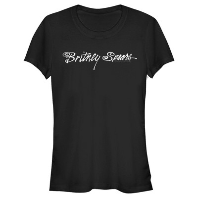 Juniors Womens Britney Spears Signature T-shirt : Target