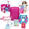 Sophia's - 18" Doll - Travel Suitcase Set - Hot Pink - 4 of 4