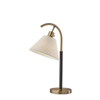 Jerome Table Lamp Black/Antique Brass - Adesso