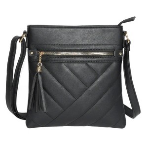 NICCI Ladies' Crossbody Bag with Quilt Design - 1 of 4