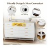 Modern 8-Drawer Dresser, 55" TV Stand with Power Outlet - 2 of 4